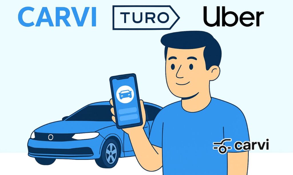 ¿Qué hace diferente a CARVI frente a otras plataformas como Turo o Uber?