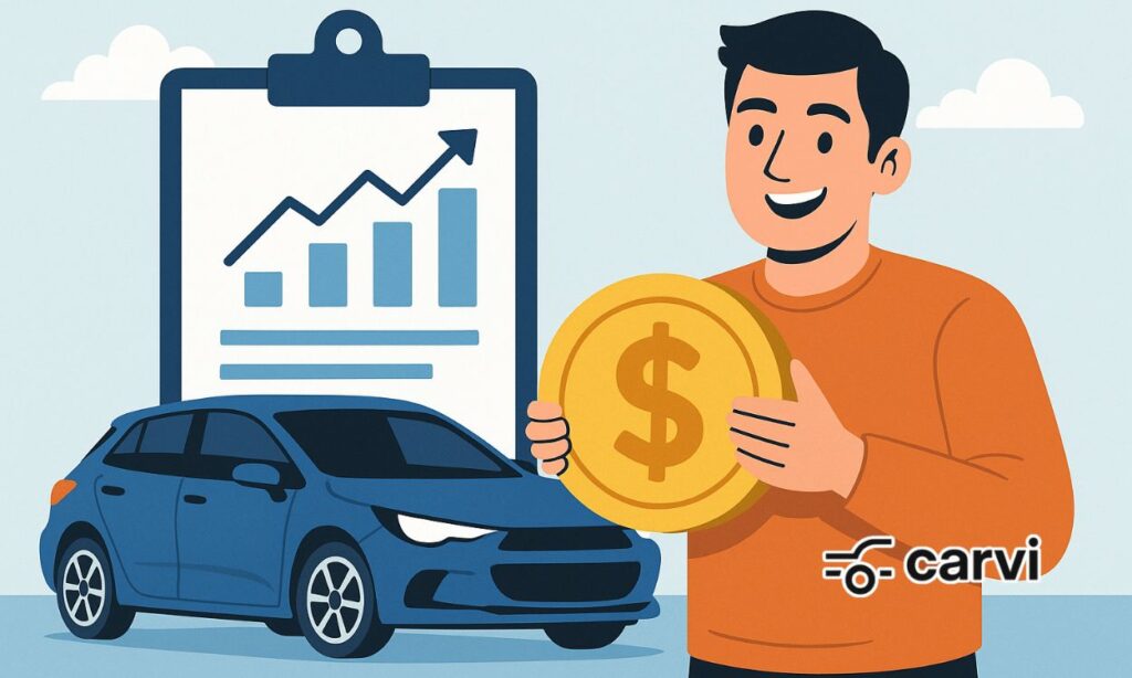 ¿Cuánto dinero puedo ganar alquilando mi carro con CARVI? Estimaciones reales